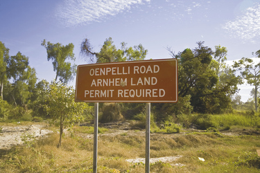 Straßenschild Arnhemland