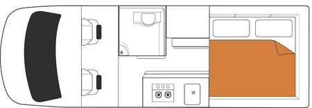 Britz Trailblazer: Nacht-Layout