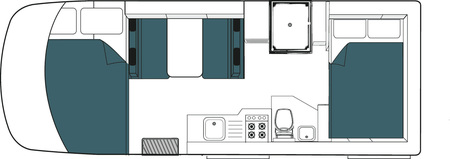 Maui Beach (Iveco): Nacht-Layout