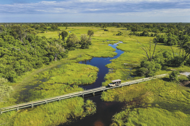 Fahrt durch das Khwai Game Reserve