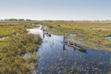 Mokorofahrt im Okavango Delta, ©Desert & Delta Safaris