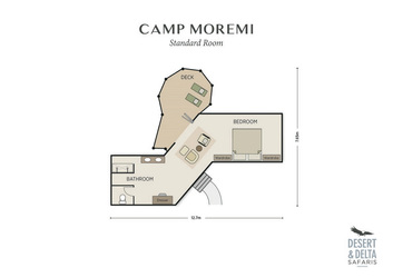 Layout Safarizelt, ©Desert & Delta Safaris