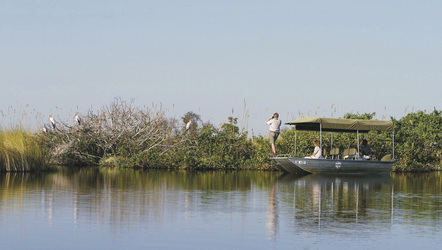 Bootsfahrt im Moremi Wildreservat, ©Desert & Delta Safaris