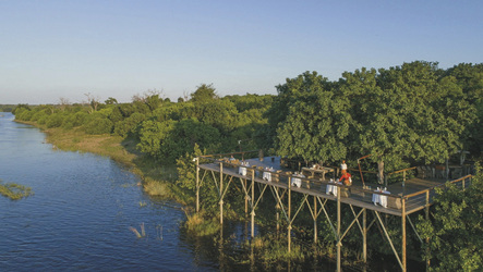 Aussichtsdeck der Chobe Game Lodge, ©James Gifford