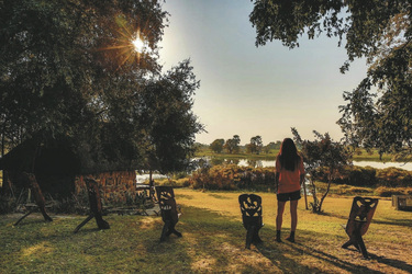 Blick auf den Thamalakane Fluss, ©Thamalakane River Lodge