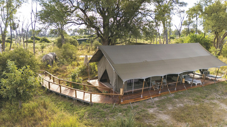 Zeltbeispiel im Gomoti Plains Camp, ©www.andrewhowardphoto.co.za