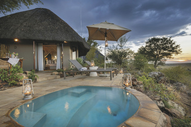 Beispiel einer Suite in der Ngoma Safari Lodge, ©www.andrewhowardphoto.co.za