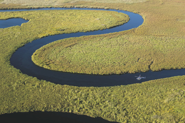 Helikopterausflug zum Okavango Delta