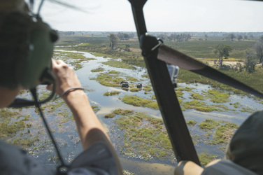 Helikopterausflug zum Okavango Delta, ©Marc Stickler