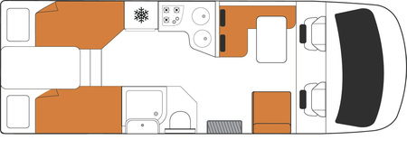 Britz Wanderer: Tag-Layout