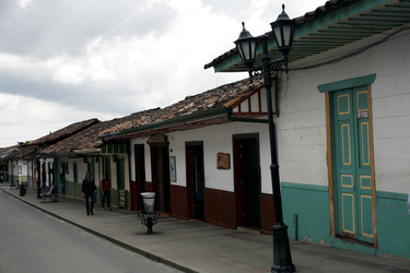 Straßenszene in Salento