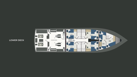 Deckplan Unterdeck