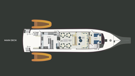 Deckplan Hauptdeck