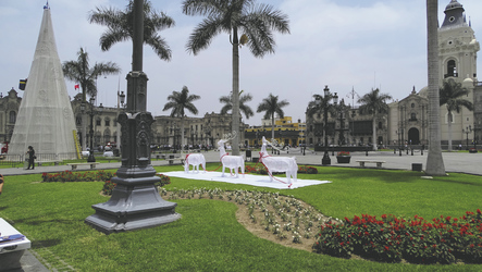 Hauptplatz von Lima mit Kathedrale
