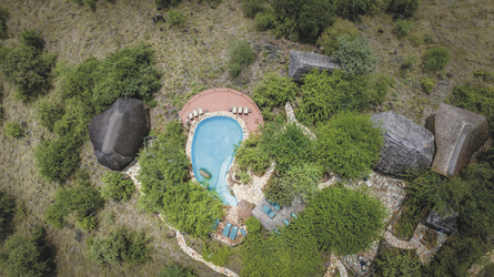 Pool der Grumeti Hills Lodge