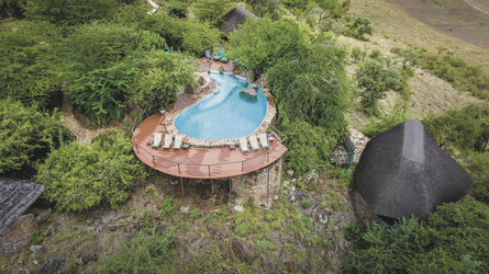 Pool der Grumeti Hills Lodge