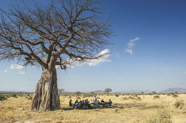 Frühstück im Busch im Ruaha NP, ©Paul Joynson-Hicks