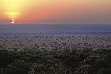 Sonnenaufgang über der Serengeti, ©Elewana SkySafari