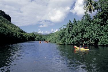 Unterwegs mit dem Kayak