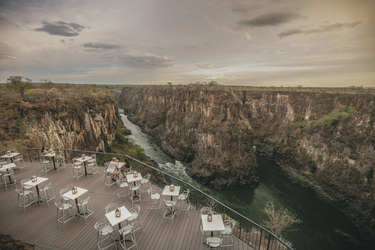 Blick auf dem Zambezi vom Lookout Café, ©Wild Horizons